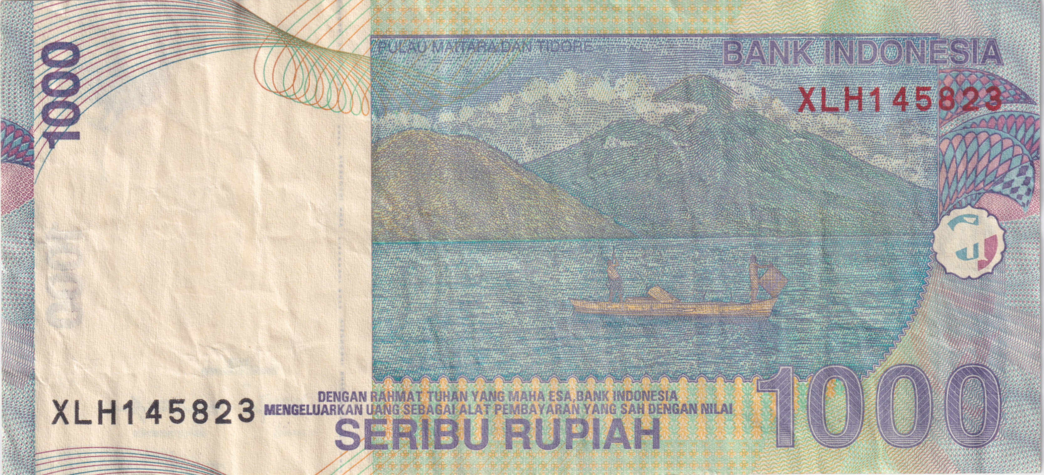 1000 rupiah - Capitaine Pattimura