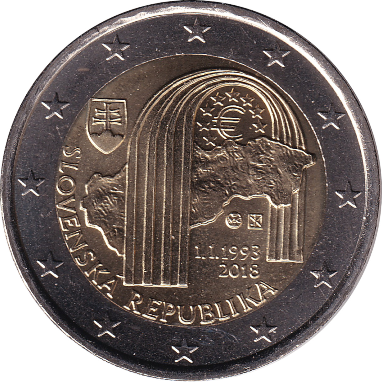 2 euro - République - 25 years