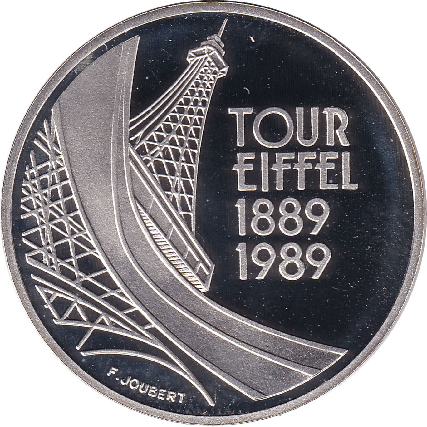 5 francs argent - Tour Eiffel