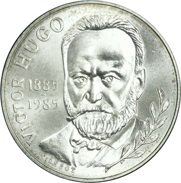 10 francs silver - Victor Hugo