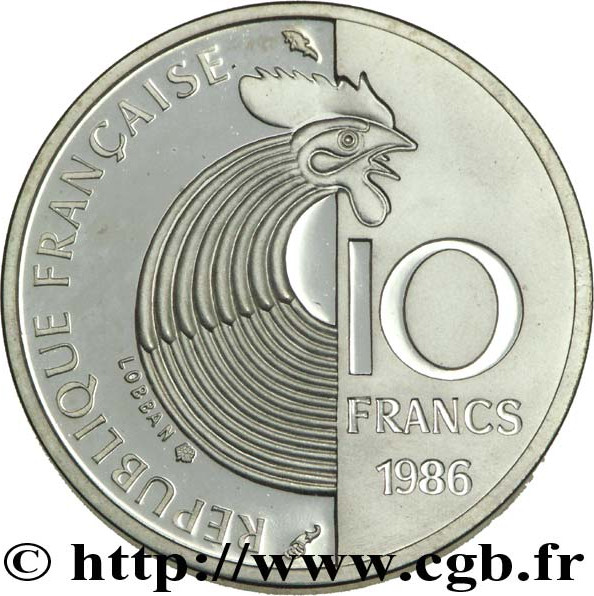 10 francs silver - Robert Schuman