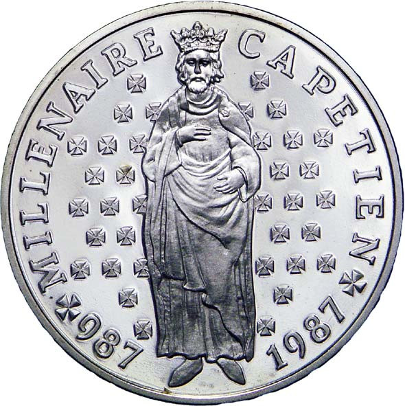 10 francs silver - Millénaire Capétien