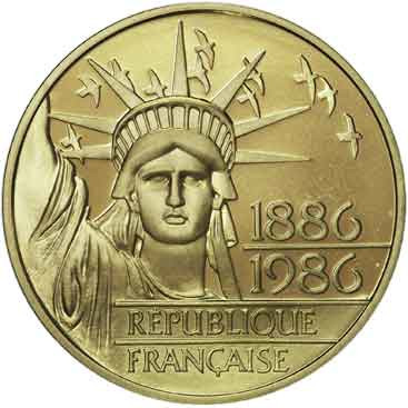 100 francs - Statue de la Liberté