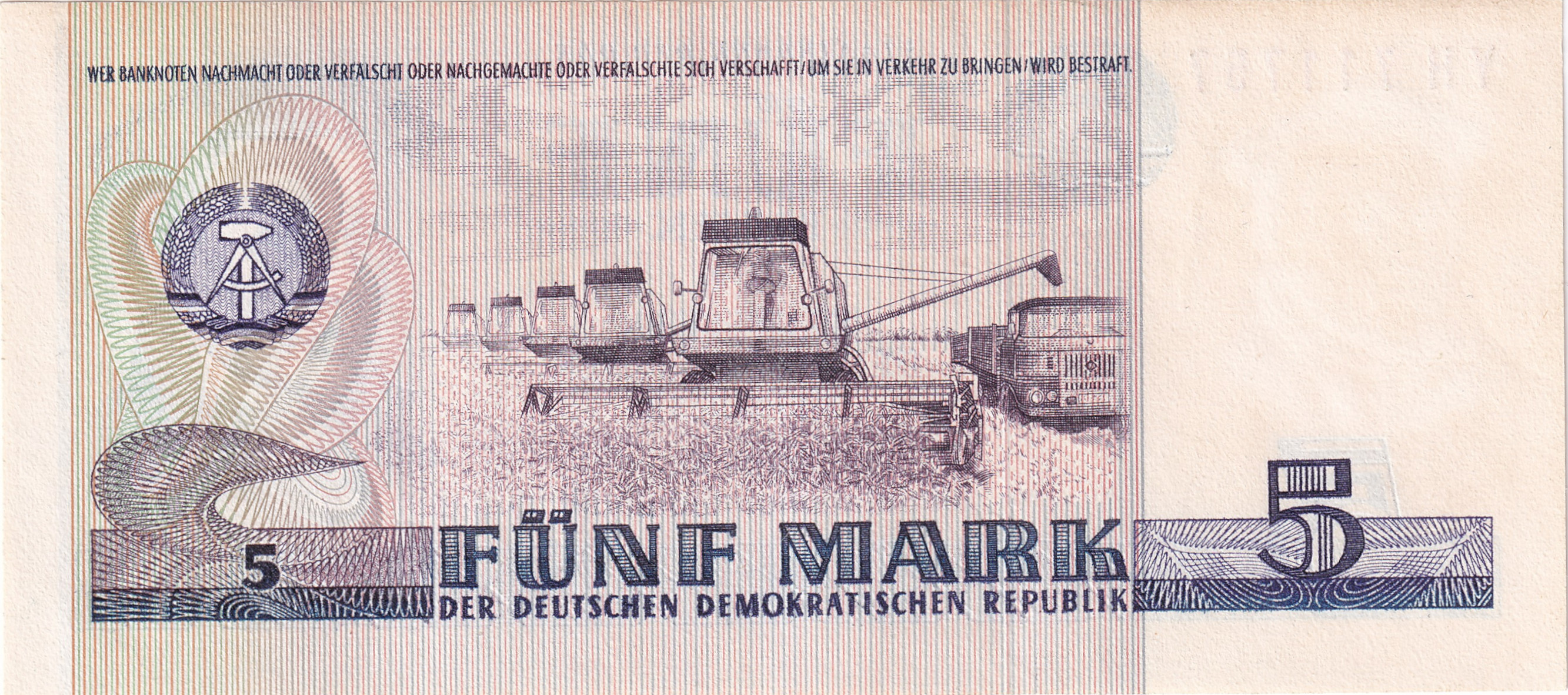 5 mark - Alexander von Humbolt - Série 1975