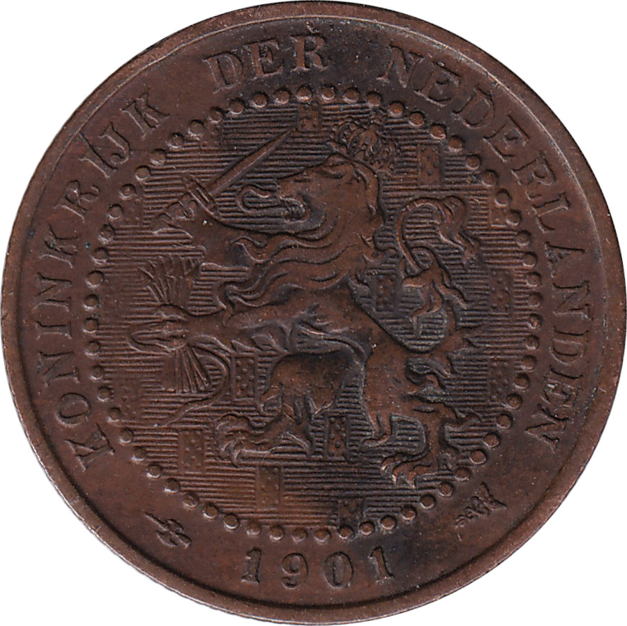 1 cent - Wilhelmina I - 17 shields