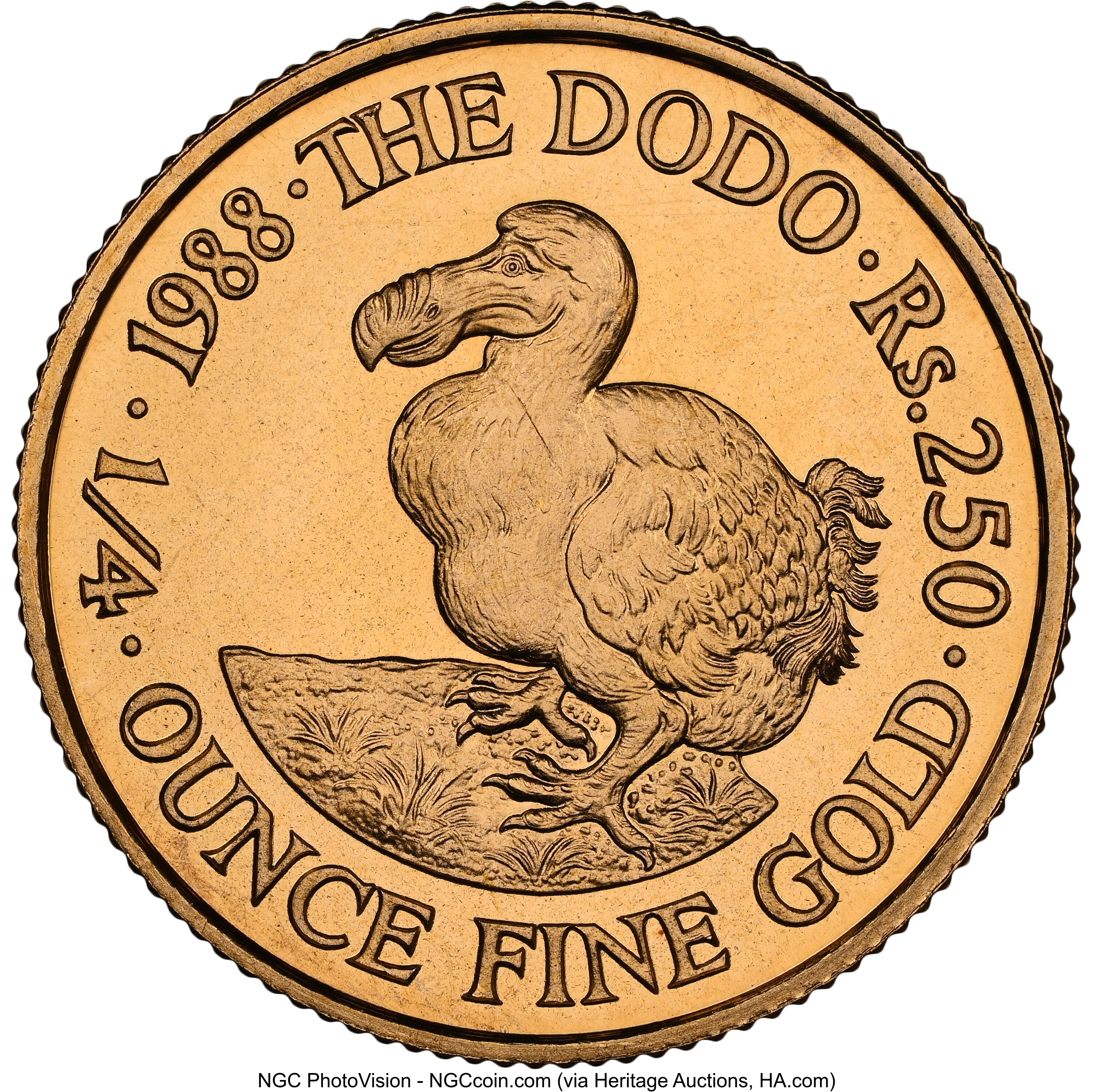 250 rupees gold - Dodo