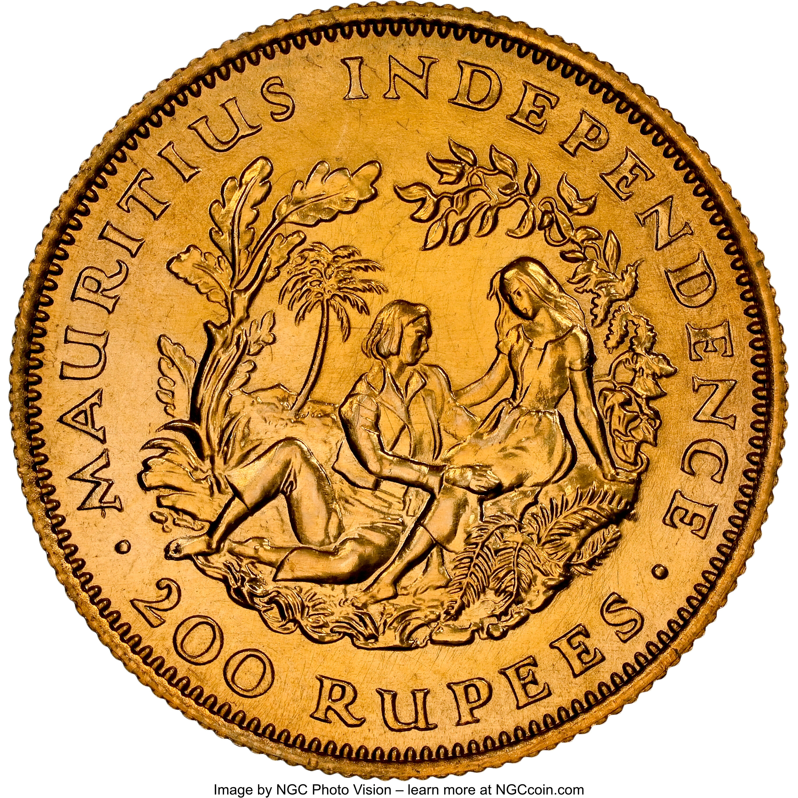 200 rupees gold - Indépendance