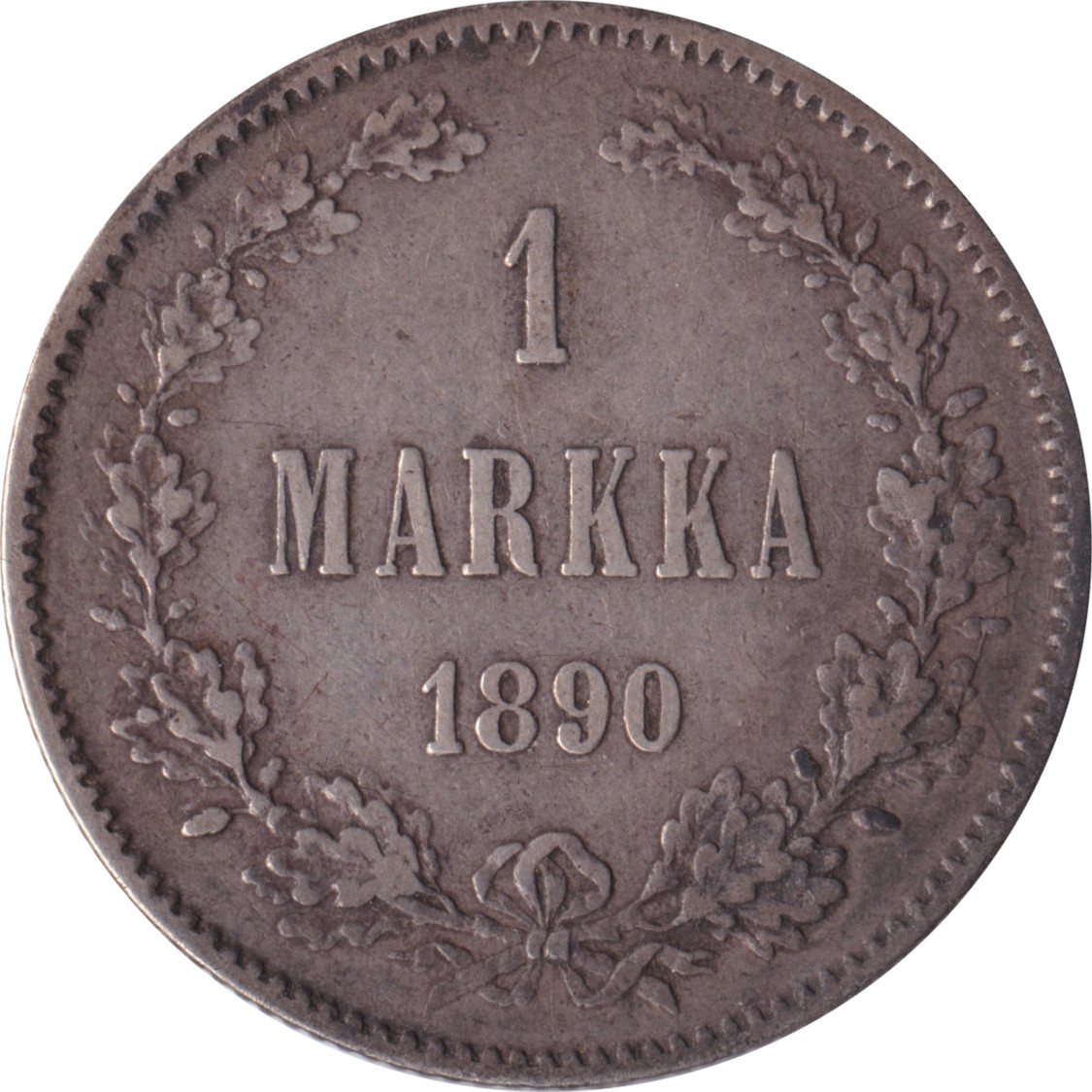 1 markka silver - Aigle bicéphale