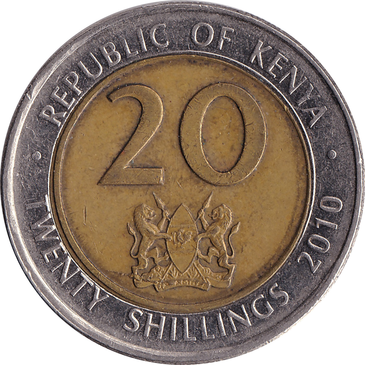 20 shillings - Mzee Jomo Kenyatta - Magnétique