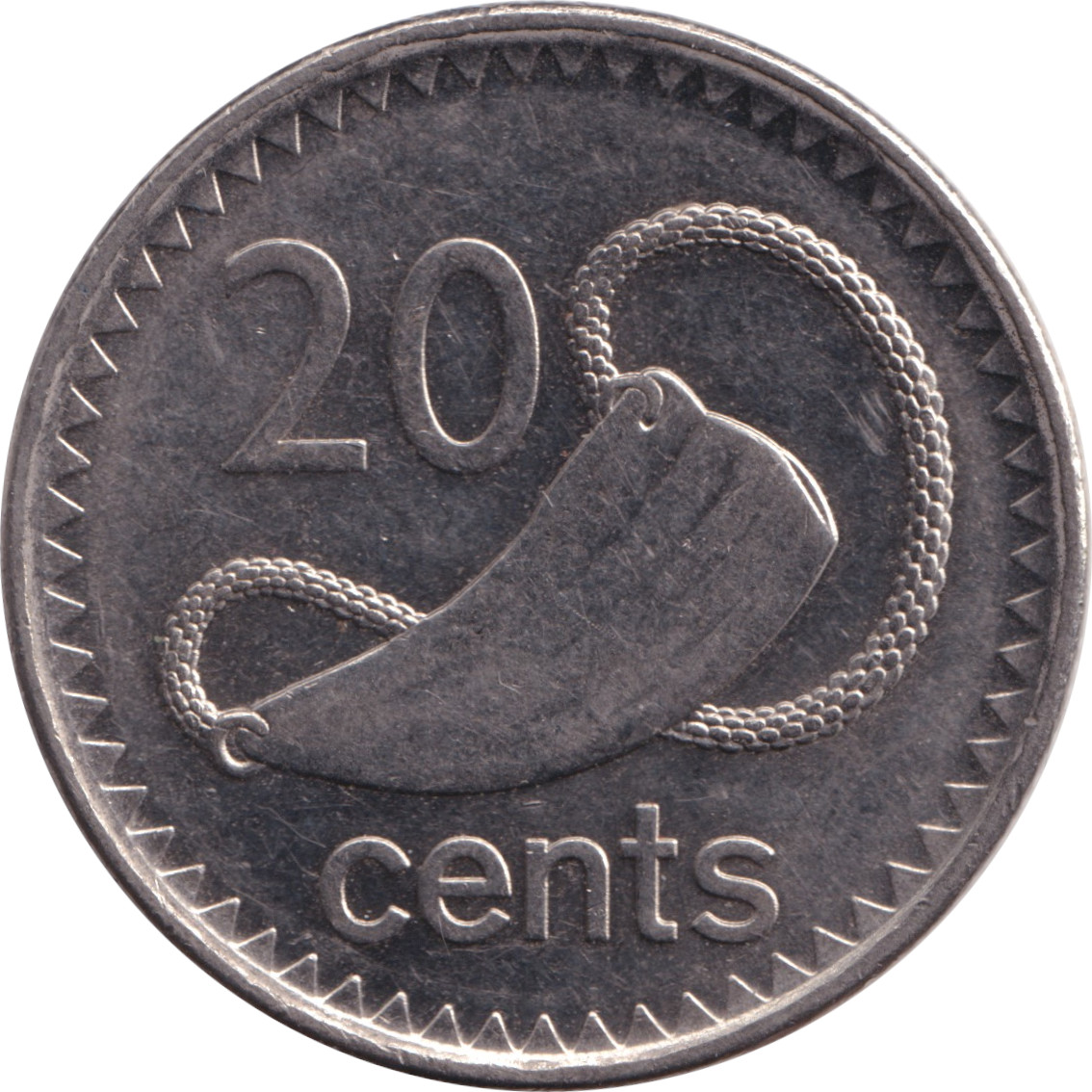 20 cents - Élizabeth II - Tête mature - Modifié