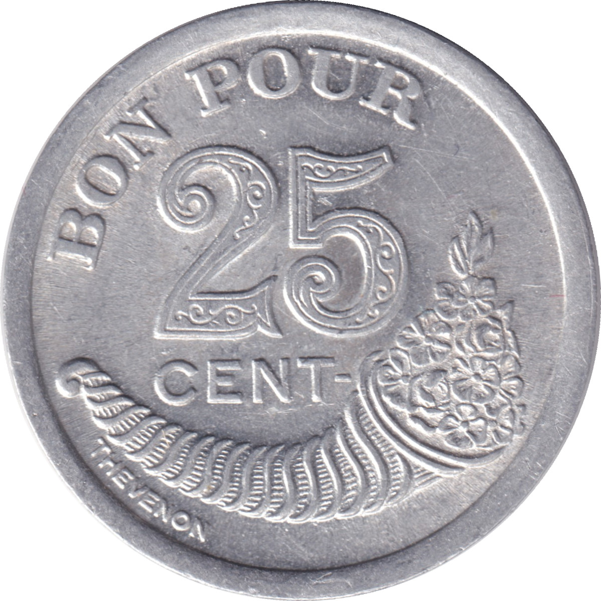 25 centimes - Société du Grand Café Glacier - Ronde