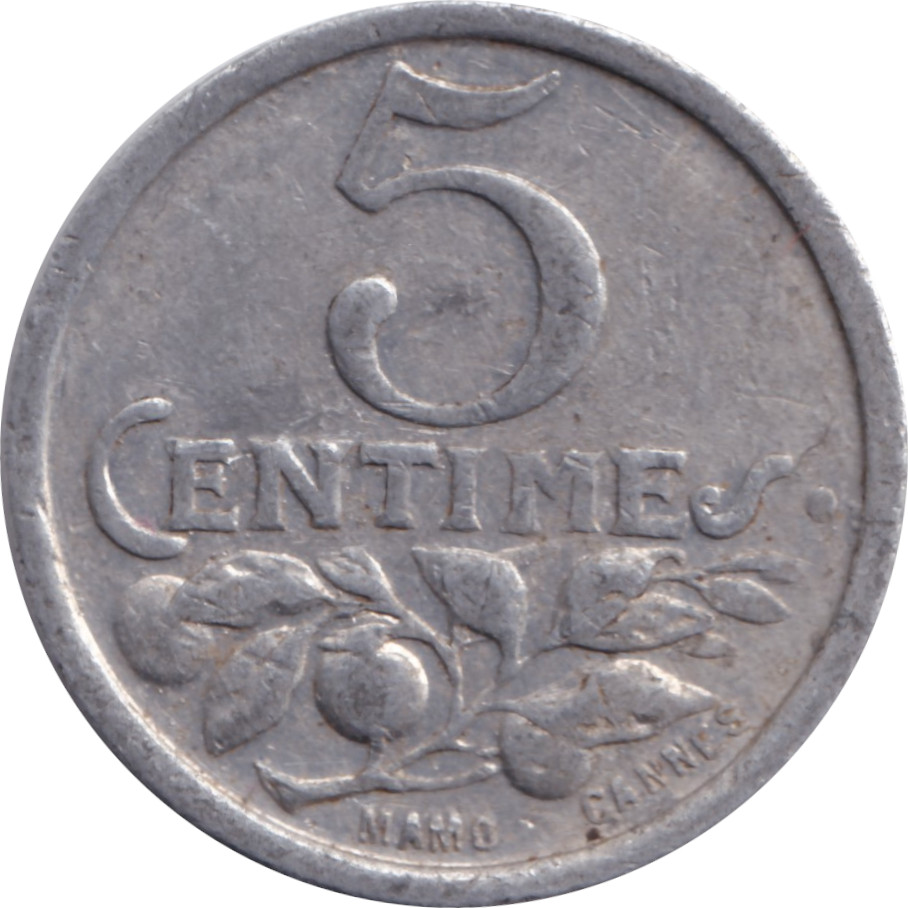 5 centimes - Alpes Maritimes