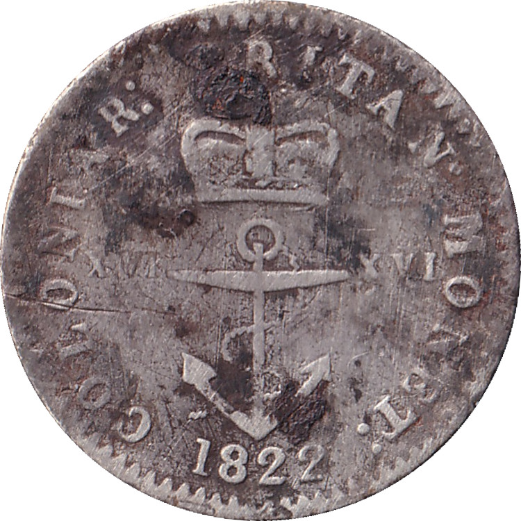 1/16 dollar argent - Ancre