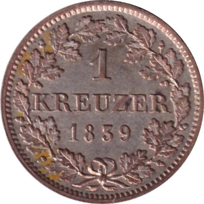 1 kreuzer - Blason - Louis I