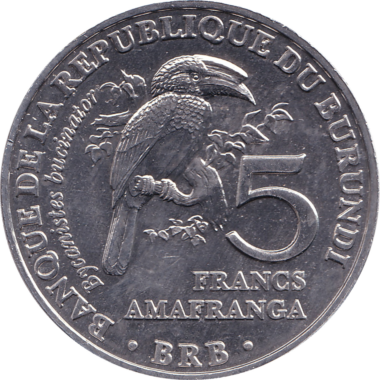 5 francs - Calao trompette