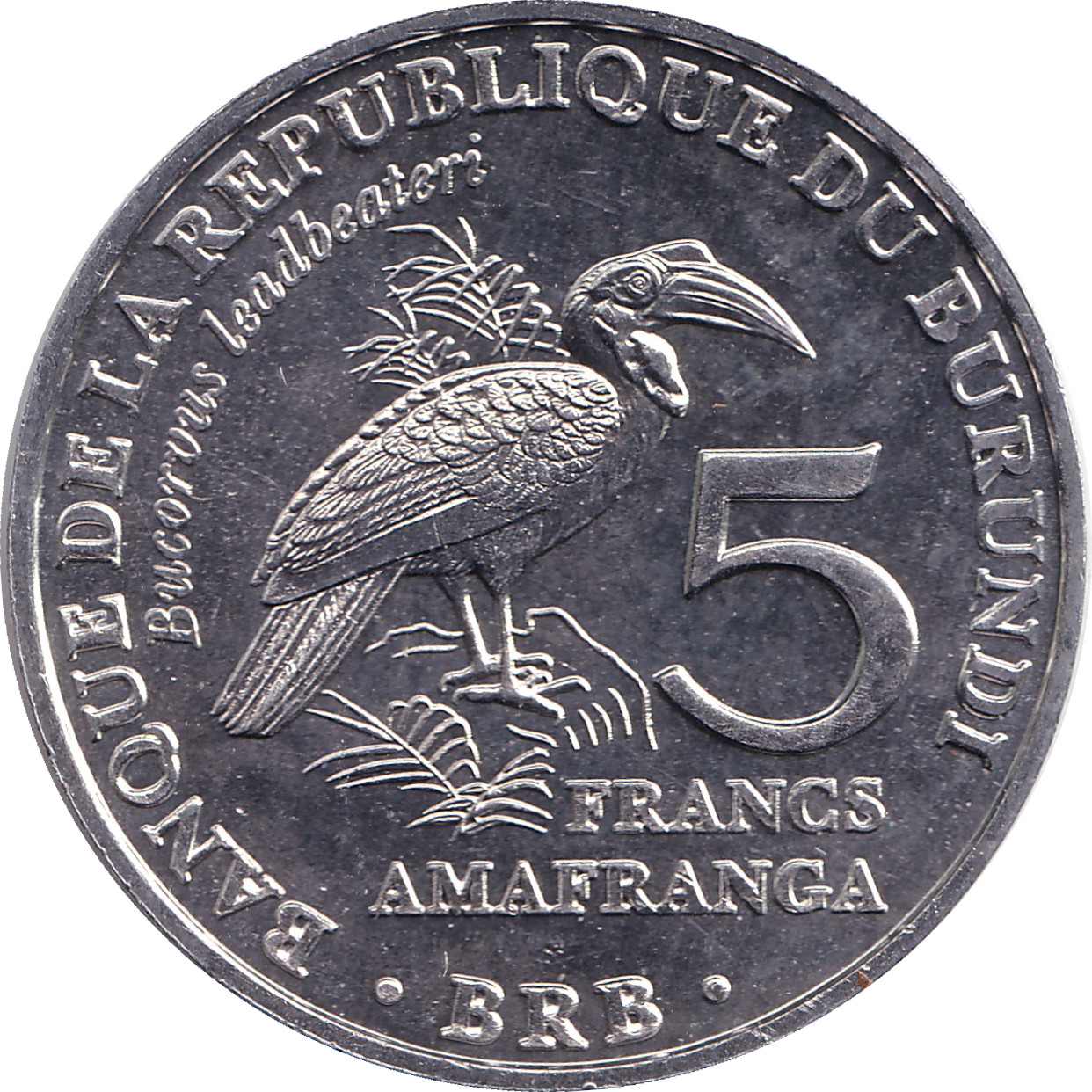 5 francs - Bucorve du sud