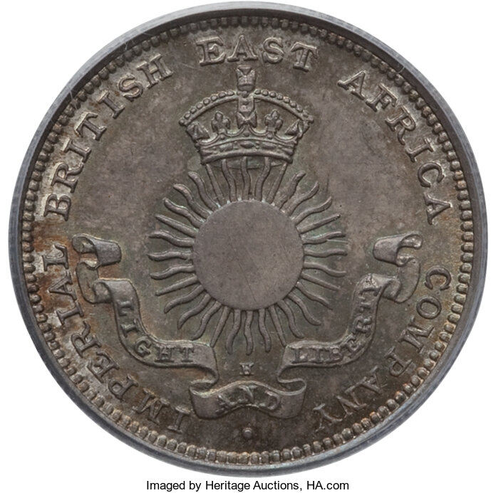 1/4 rupee silver - Mombasa