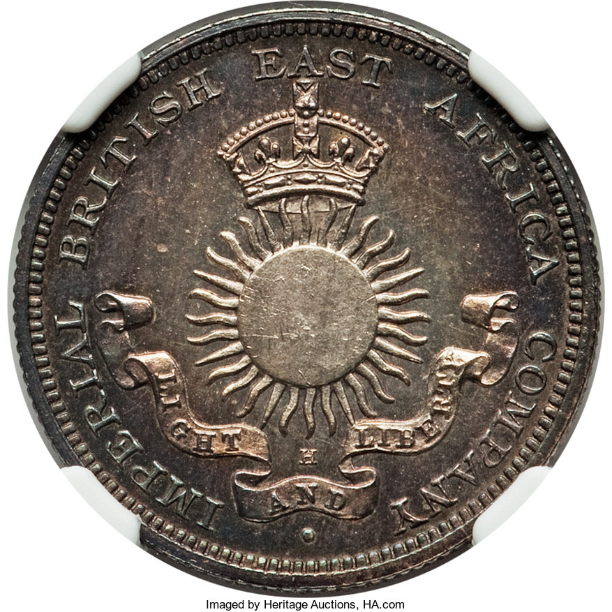 1/2 rupee silver - Mombasa