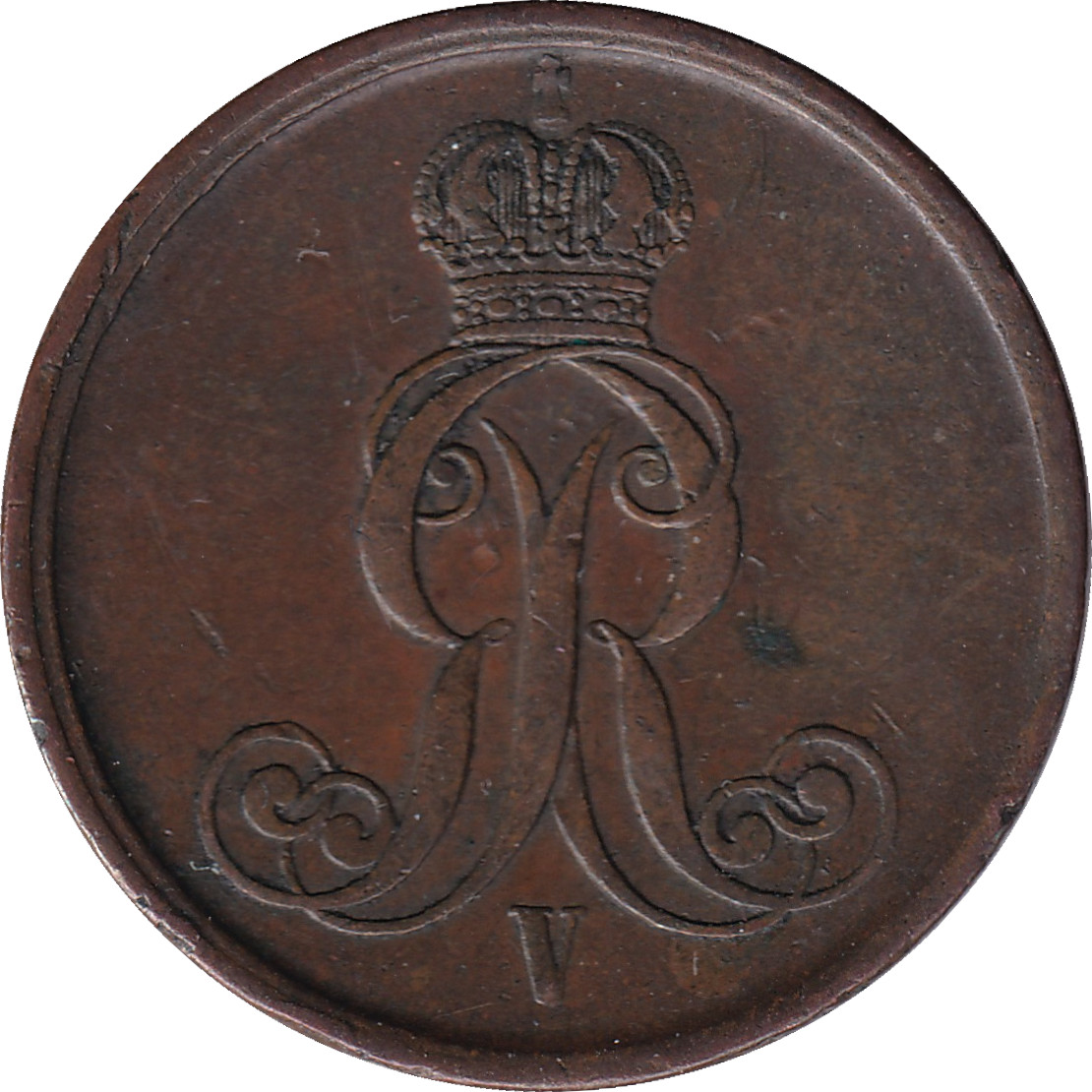 2 pfennig - George V - Type 1