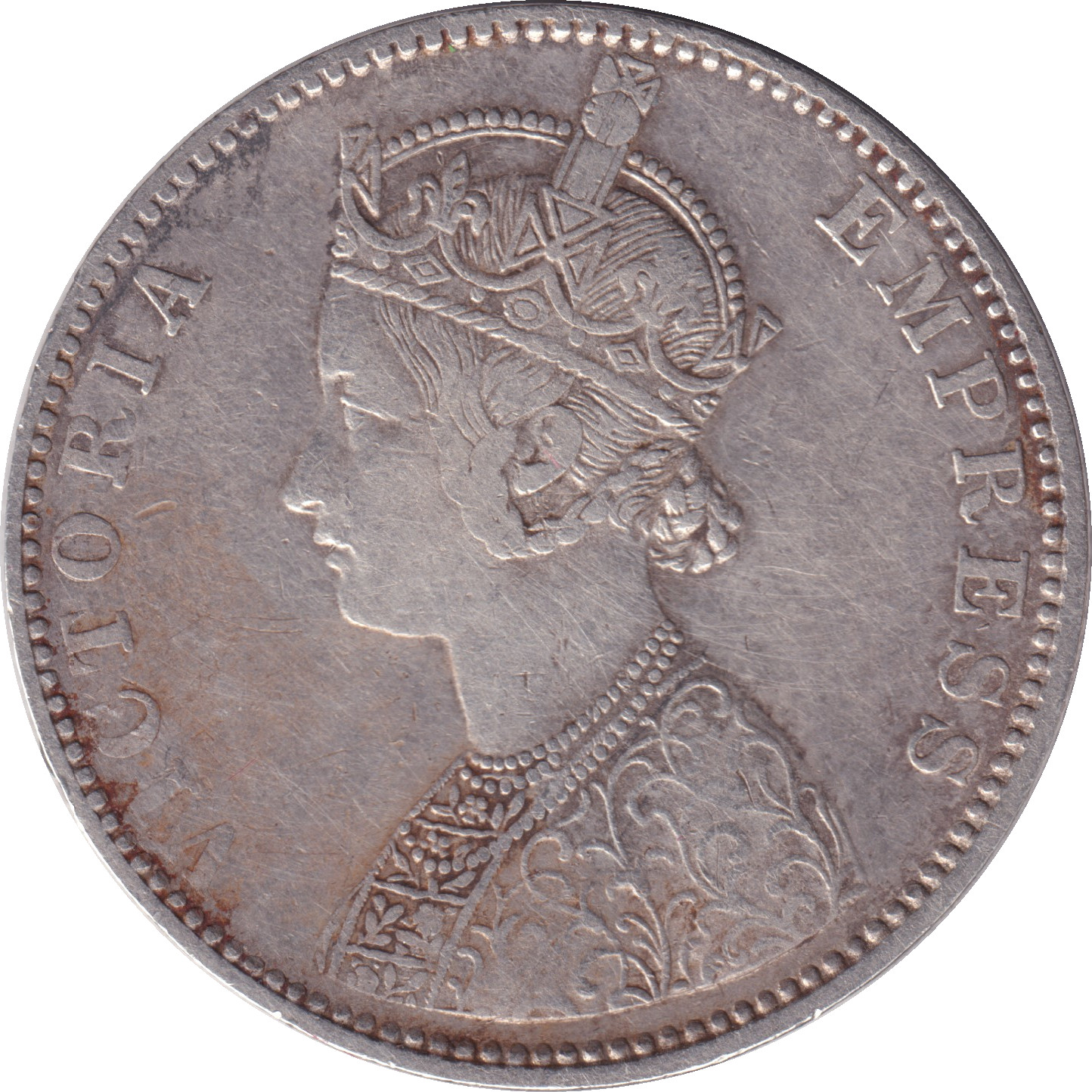 1 rupee silver - Victoria