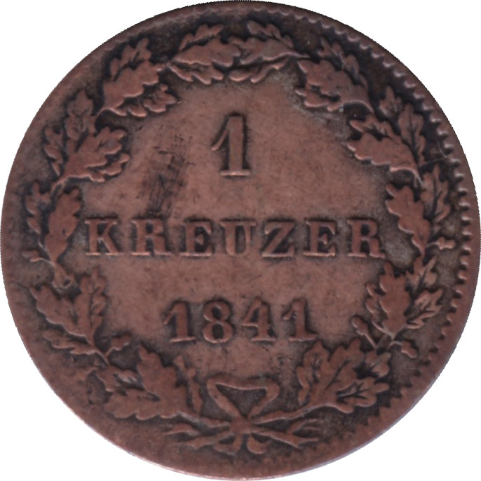 1 kreuzer - Louis II - Type 2