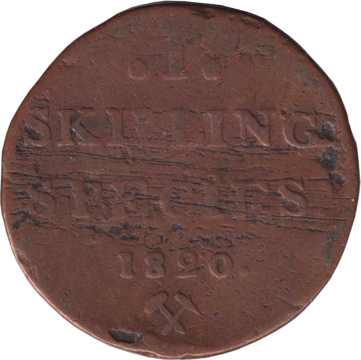 1 skilling - Charles XIV