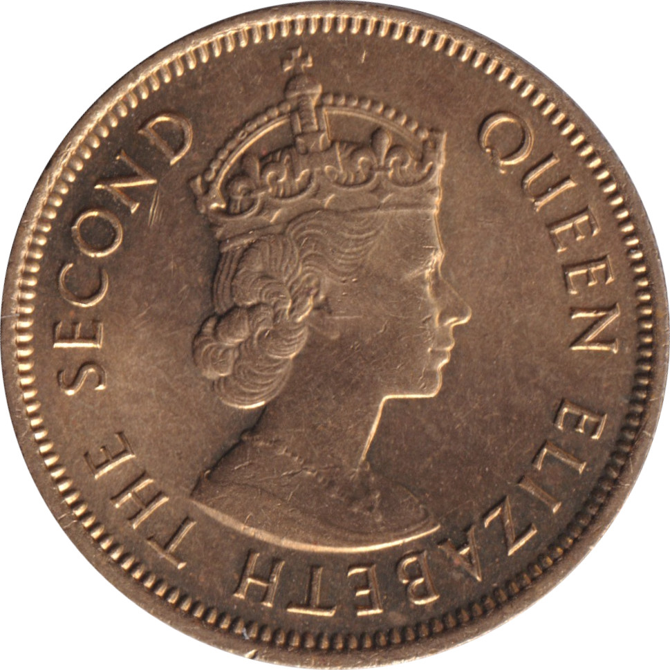 10 cents - Elizabeth II - Buste colonial