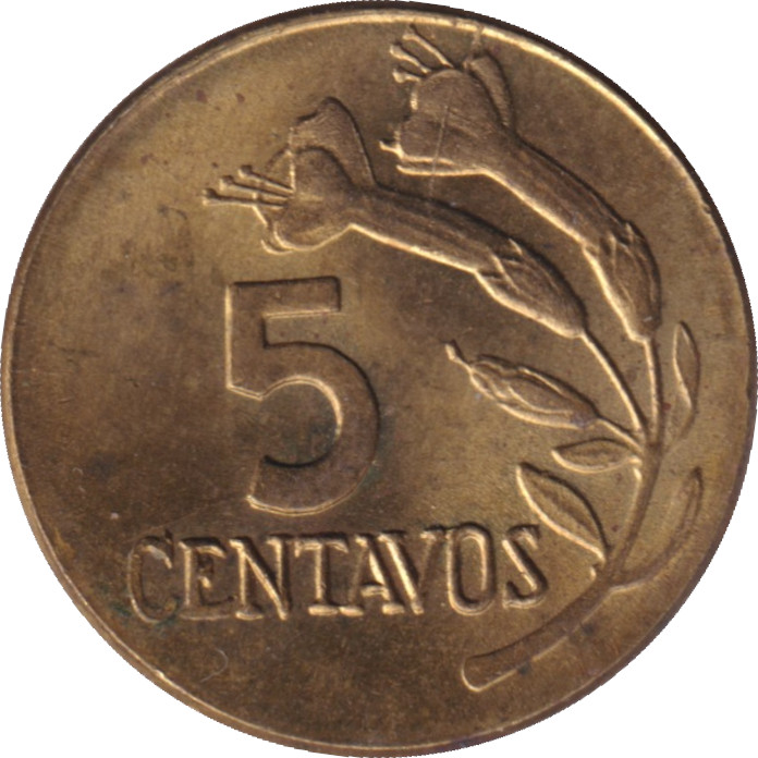 5 centavos - Armoiries