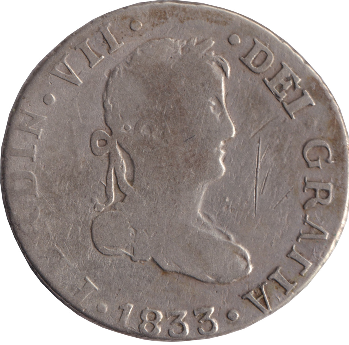 2 reales silver - Ferdinand VII - Type 1