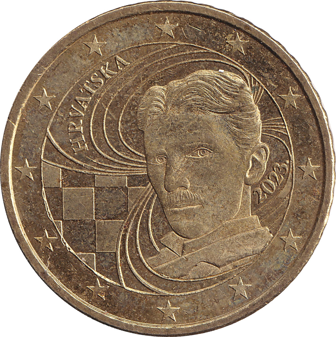 50 eurocents - Nikola Tesla