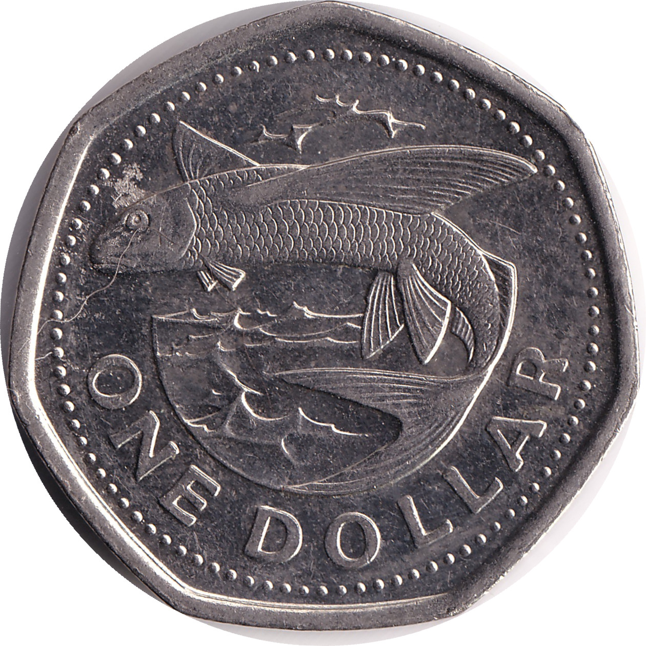 1 dollar - Poisson volant - Smallest - Nickel plate