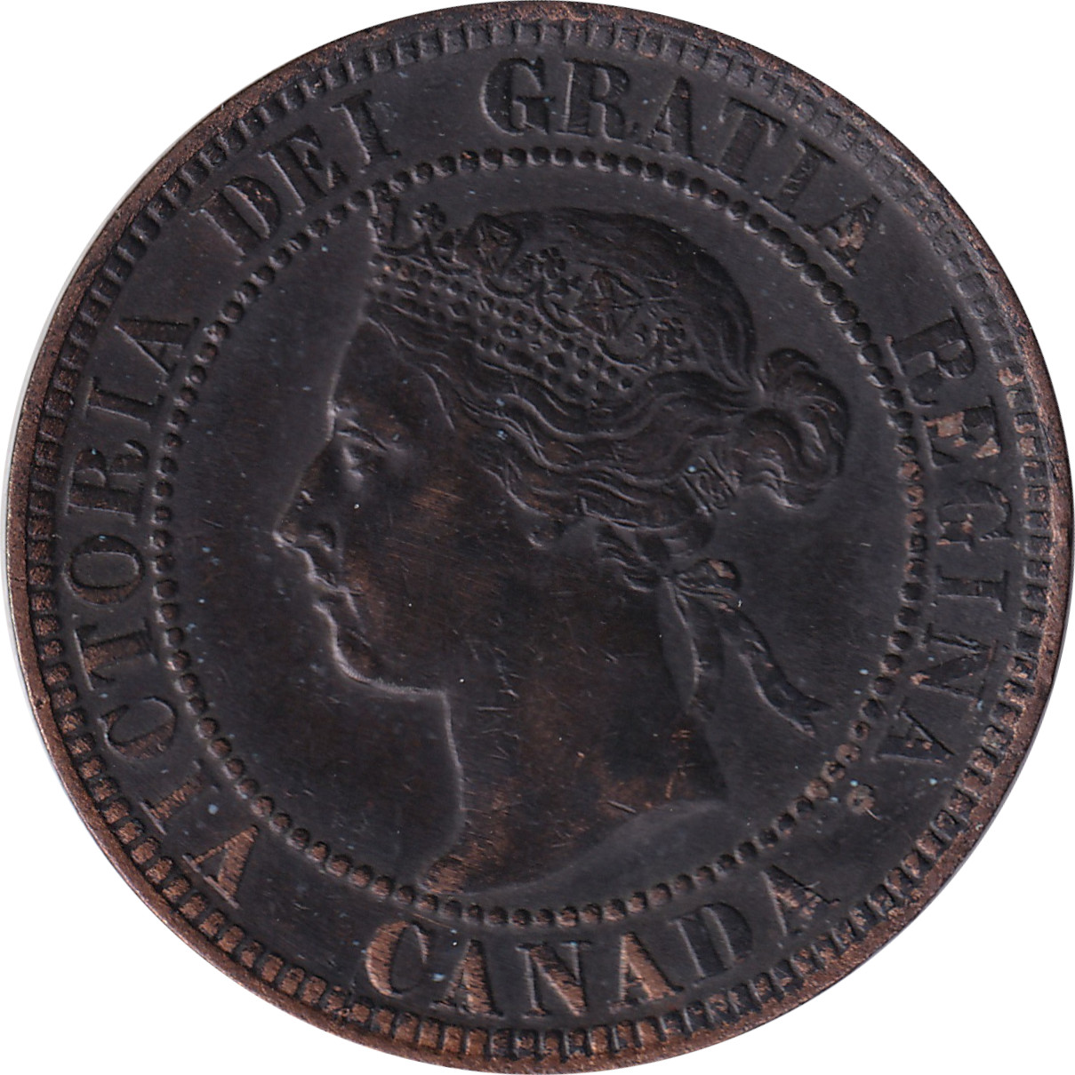 1 cent - Victoria - Tête couronnée