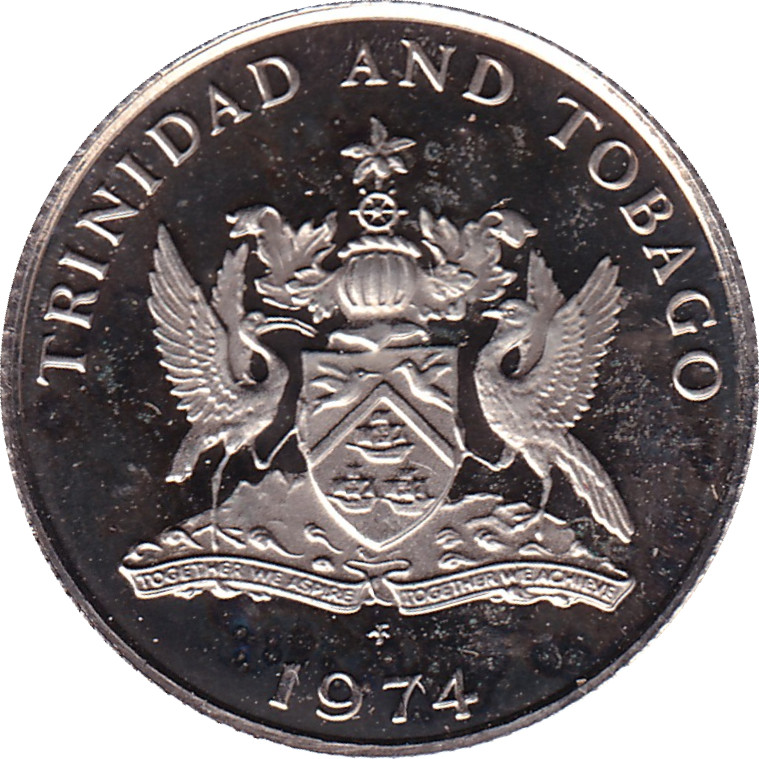 10 cents - Trinidad and Tobago - Grandes armoiries