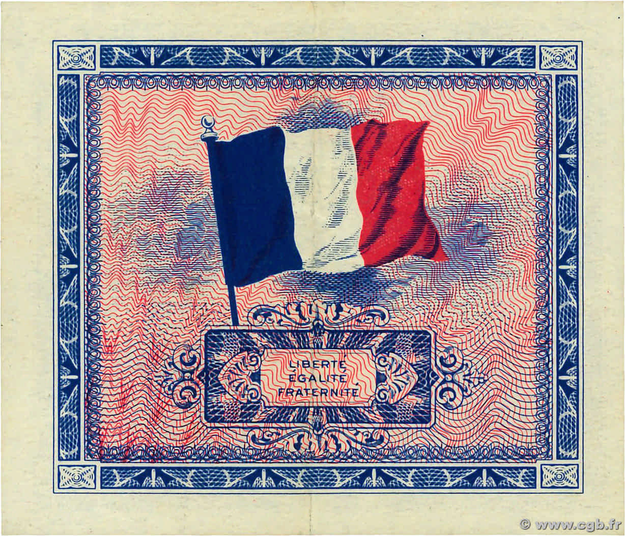 10 francs - Drapeau