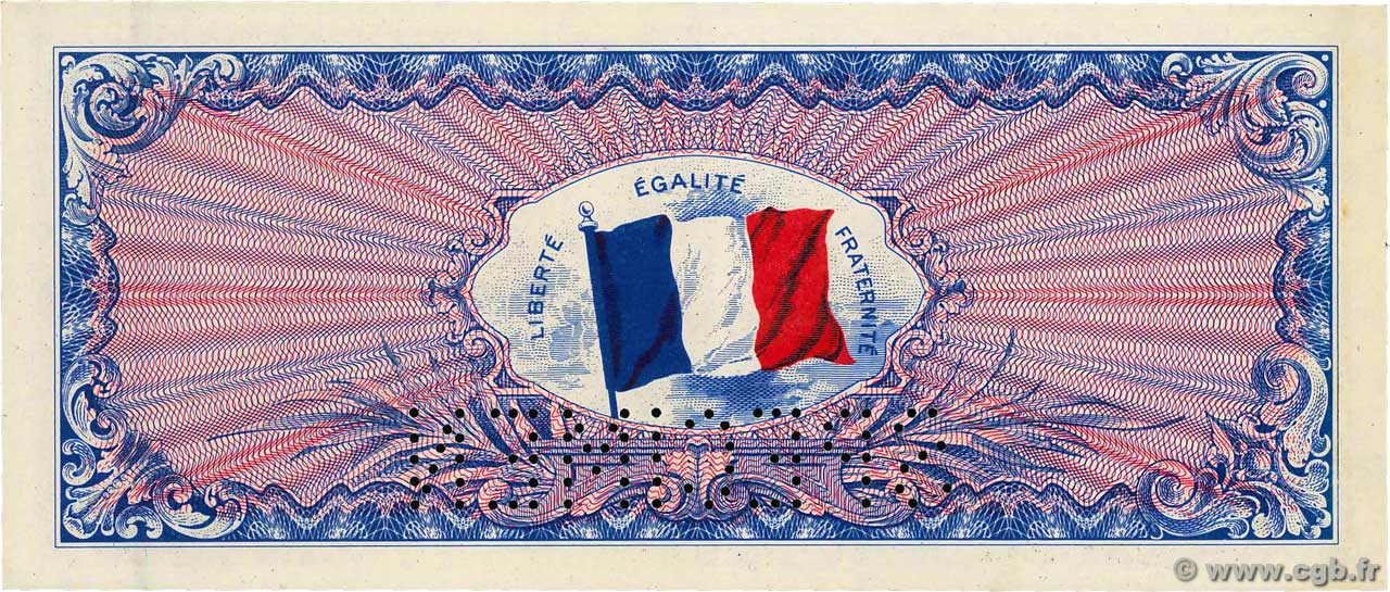 50 francs - Drapeau