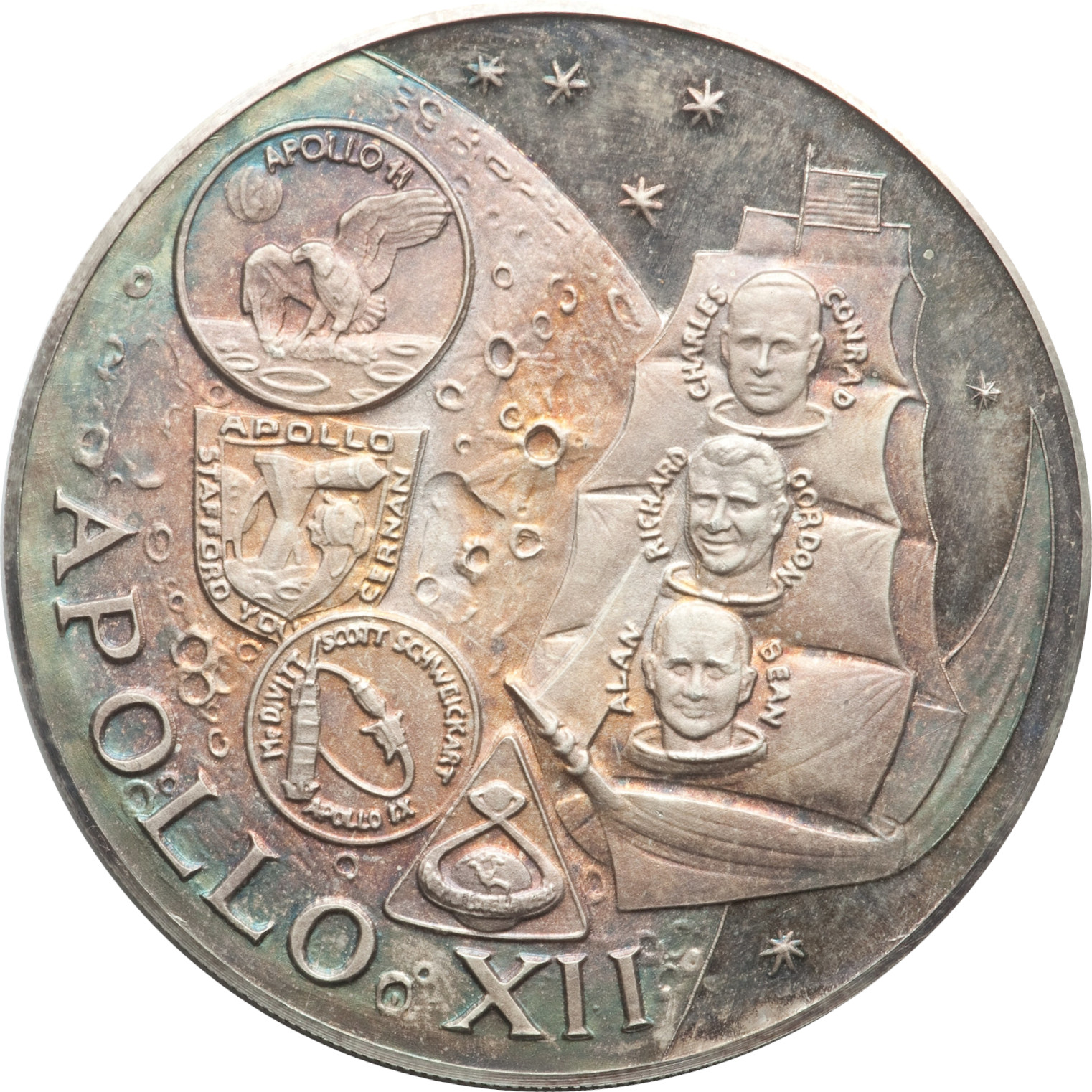 10 riyals silver - Appolo XII