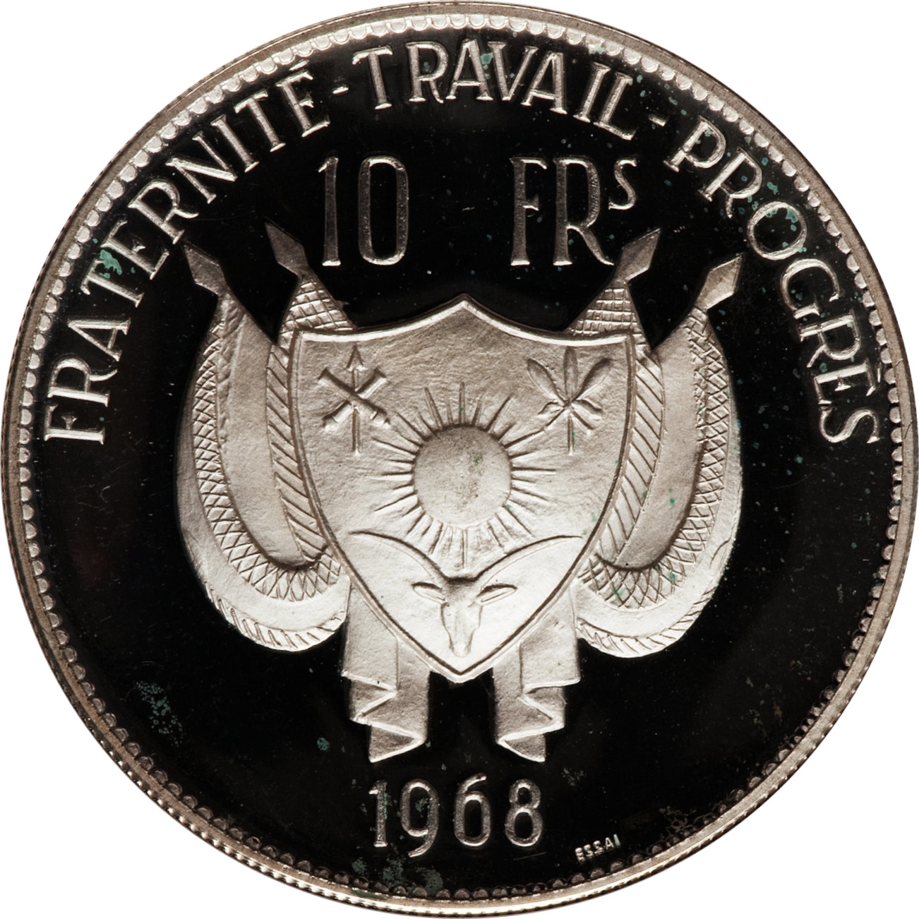 10 francs argent - Lion