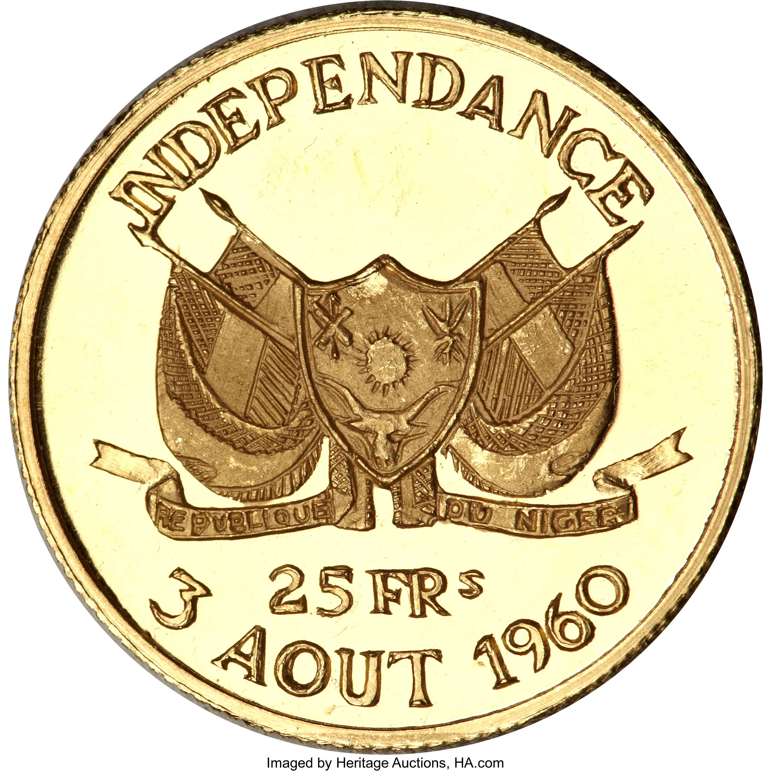 25 francs or - Indépendance