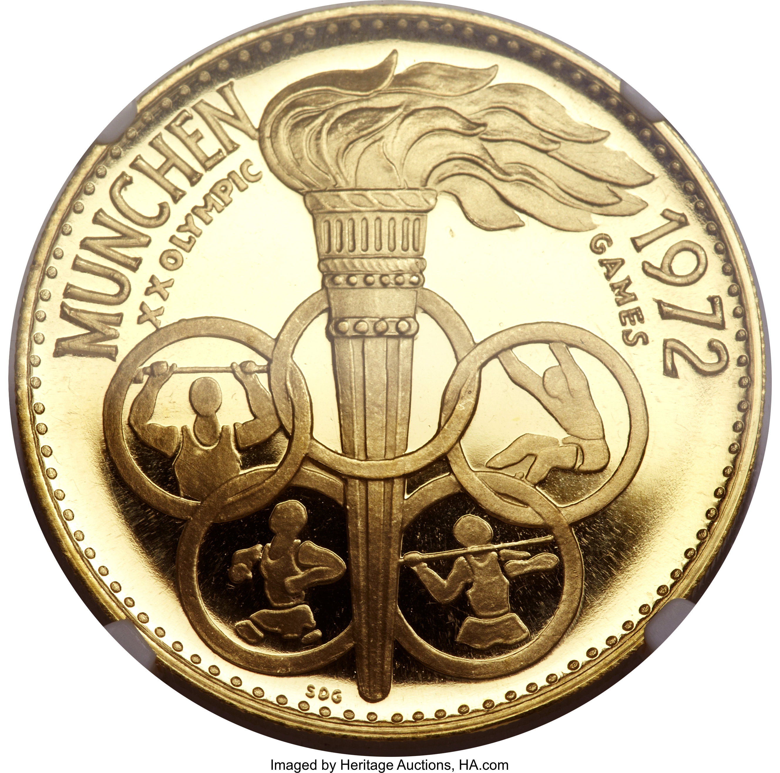 150 riyals gold - Olympiades de Munich 1972