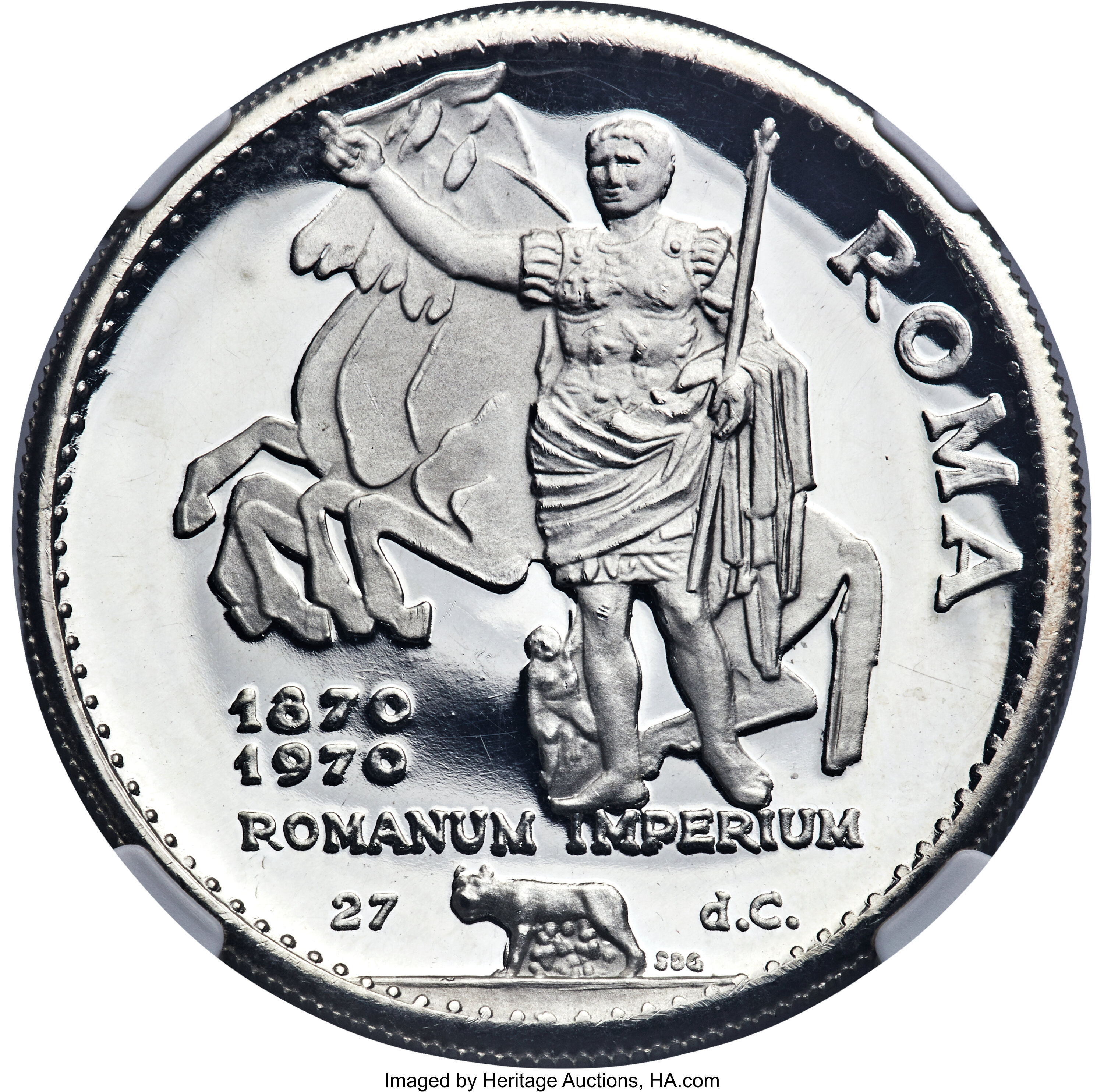 10 riyals silver - Rome Capitale - 100 years