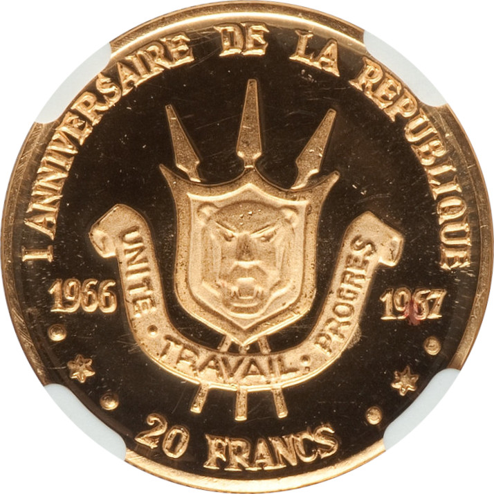 20 francs or - République - 1 an