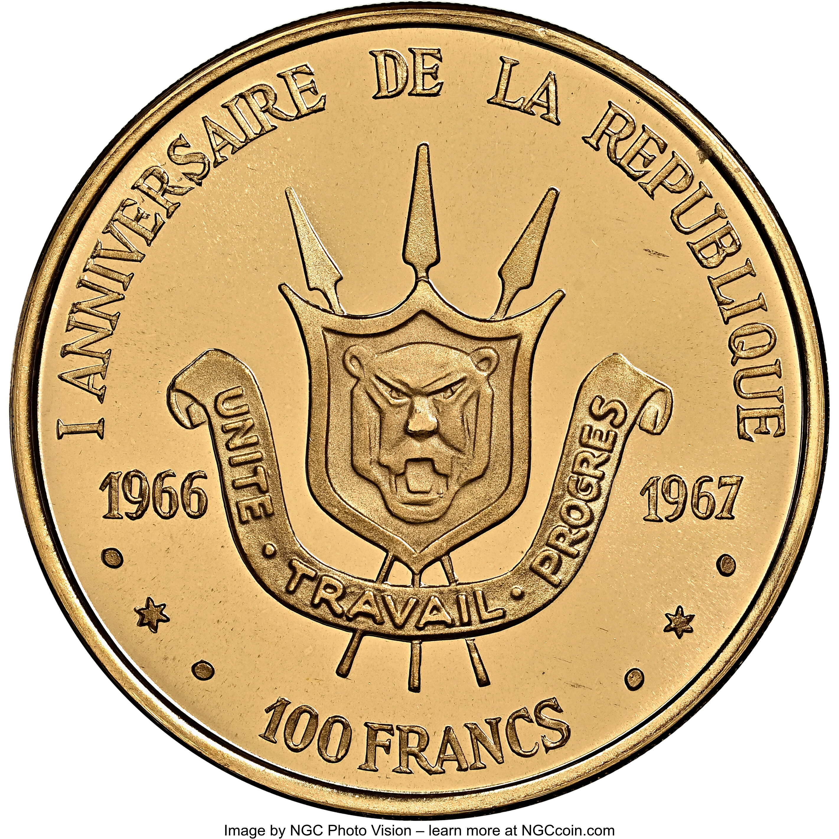 100 francs or - République - 1 an