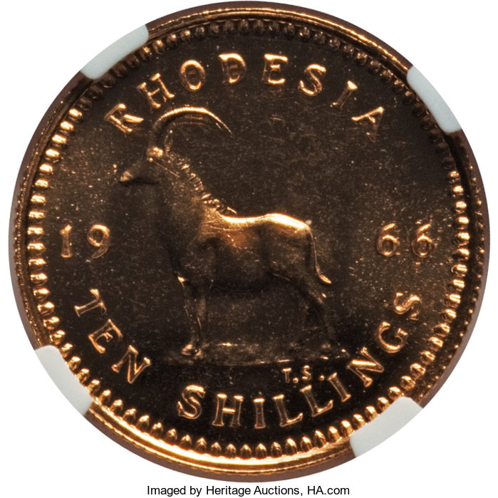 10 shillings gold - Elizabeth II