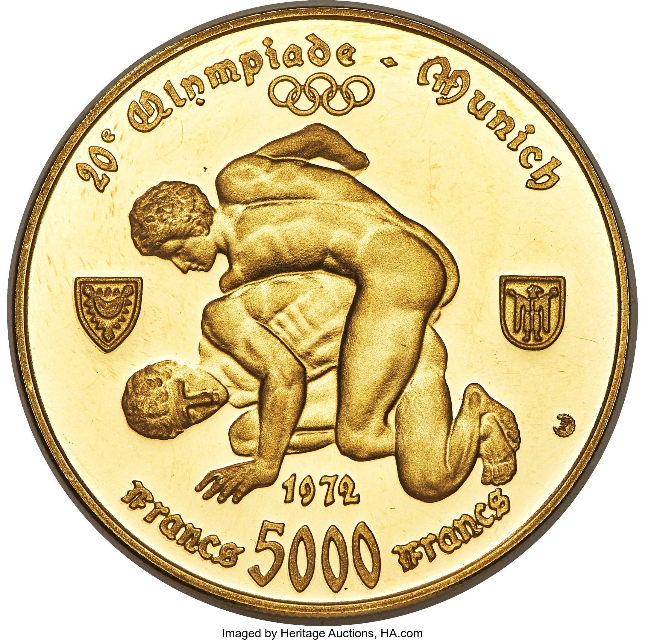 5000 francs gold - Indépendance - 10 years