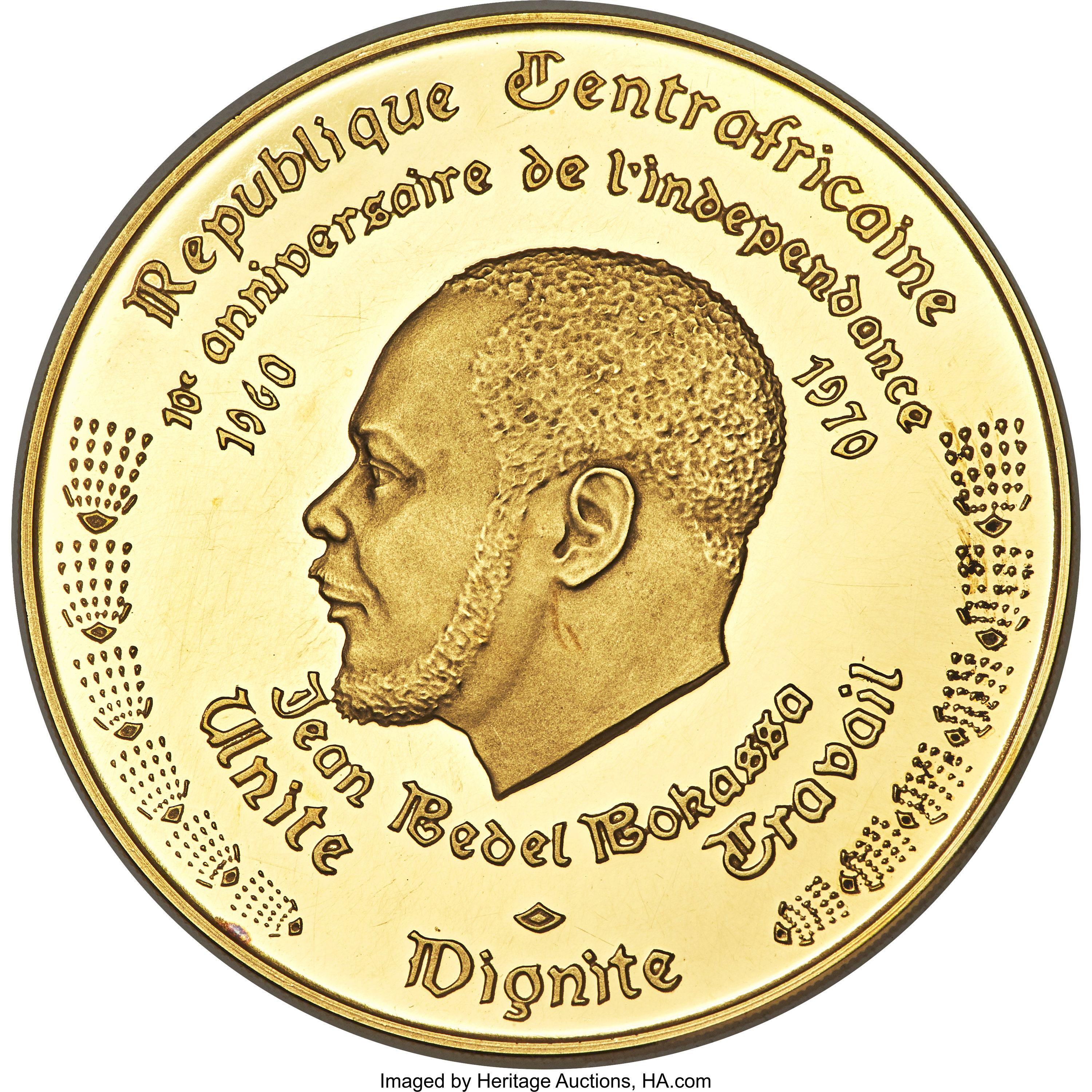 20000 francs or - Indépendance - 10 ans