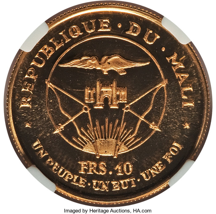 10 francs or - Indépendance