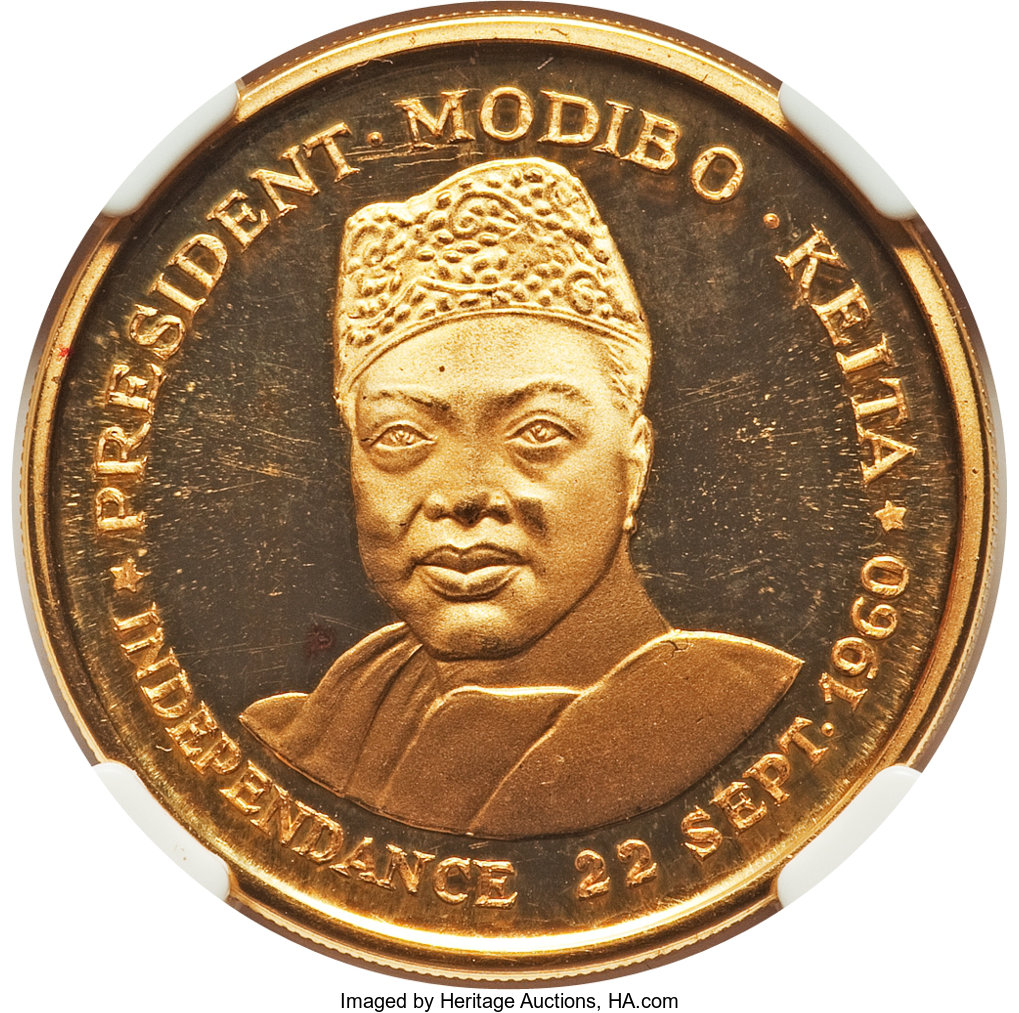 50 francs or - Président Modibo Keita