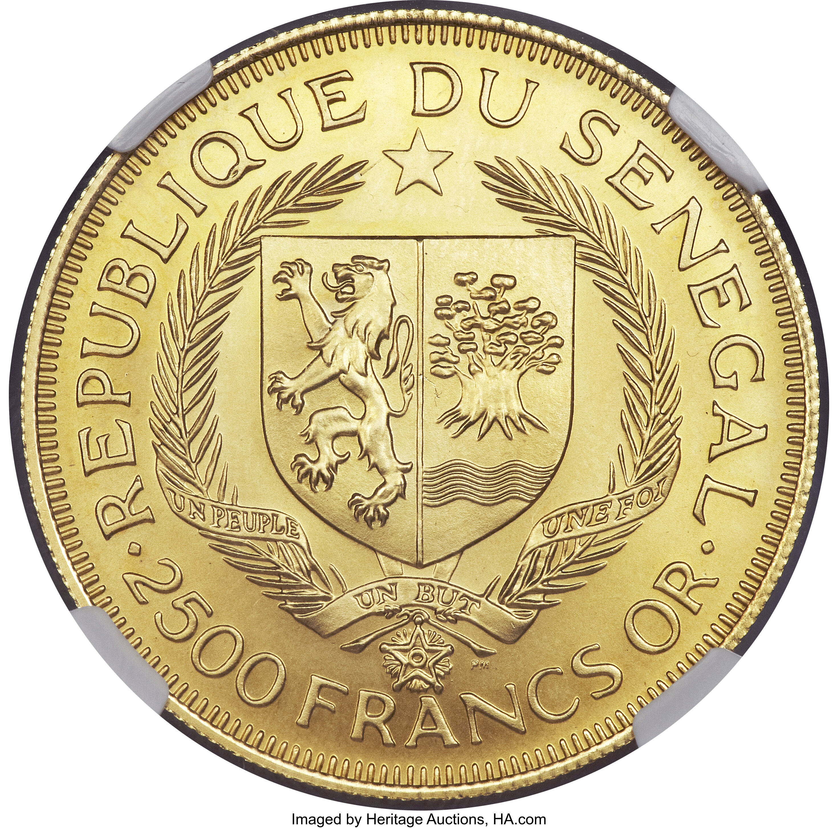 2500 francs gold - Eurafrique - 25 years