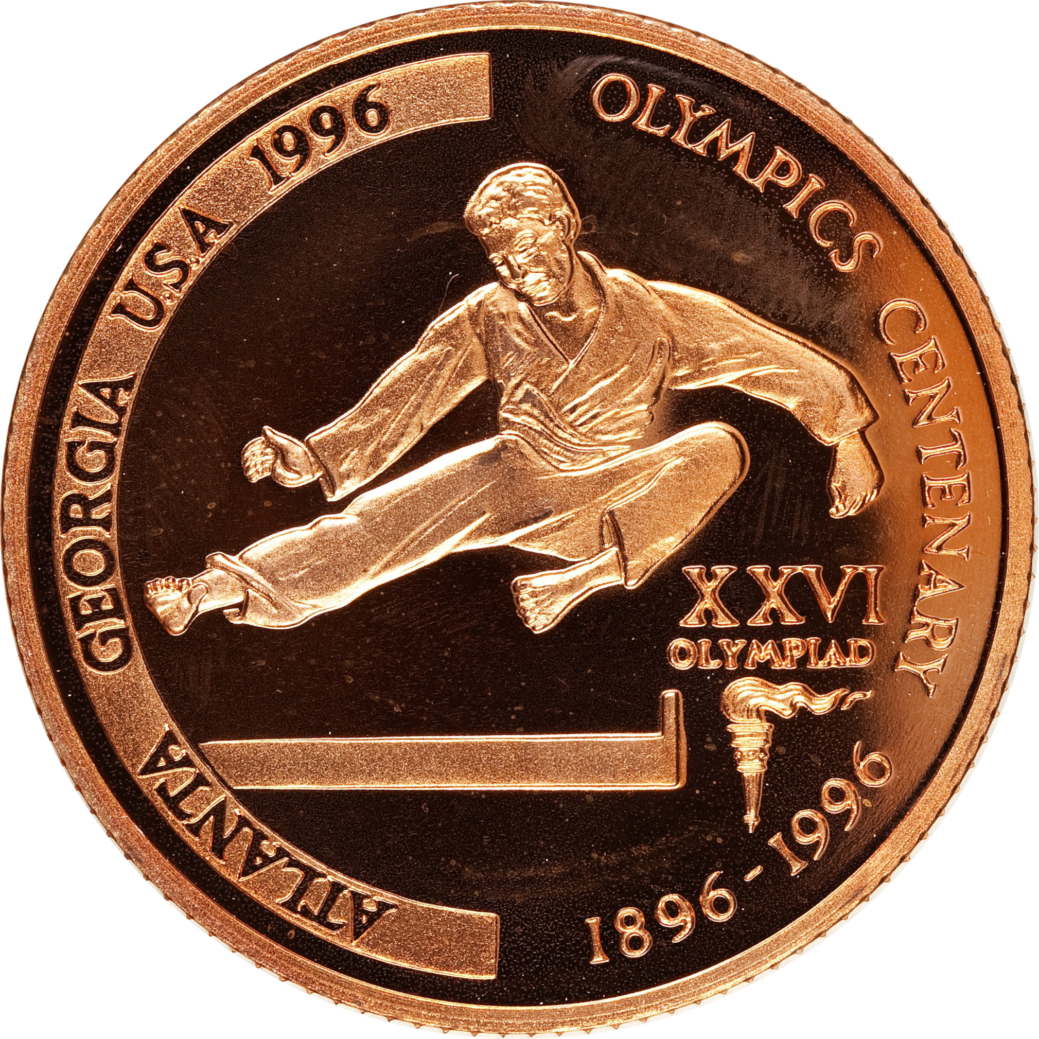 2000 shilingi argent - Olympiades d'Atlanta 1996 - Judo