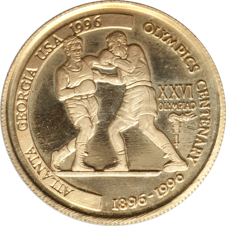 2000 shilingi gold - Olympiades d'Atlanta 1996 - Boxe